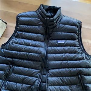 Patagonia Down Vest - Men’s Large, Black